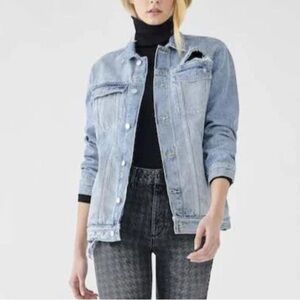 DL1961 Blue Bonnie Jacket Classic Trucker Style